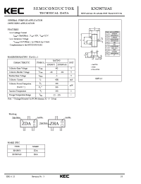 Datasheet KN2907S manufacturer KEC